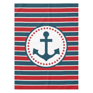 Nautical design tablecloth