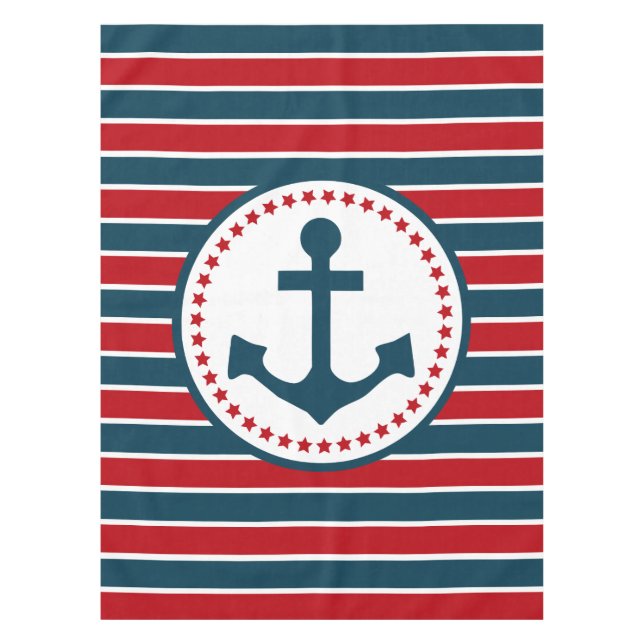 Nautical design tablecloth (Front)