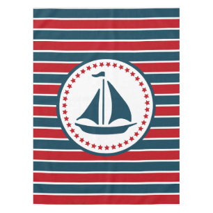 Nautical design tablecloth