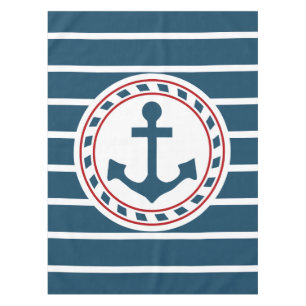 Nautical design tablecloth