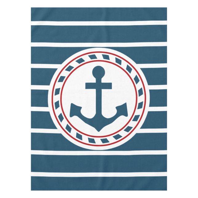 Nautical design tablecloth (Front)