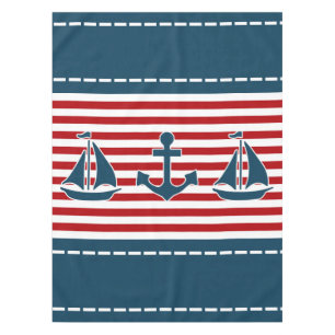 Nautical design tablecloth