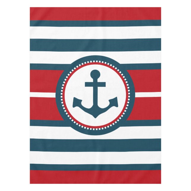 Nautical design tablecloth (Front)