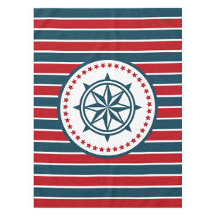 Nautical design tablecloth