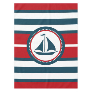 Nautical design tablecloth