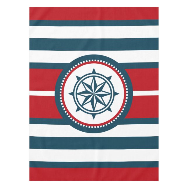 Nautical design tablecloth (Front)