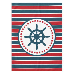 Nautical design tablecloth