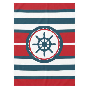 Nautical design tablecloth