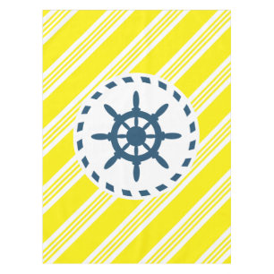 Nautical design tablecloth