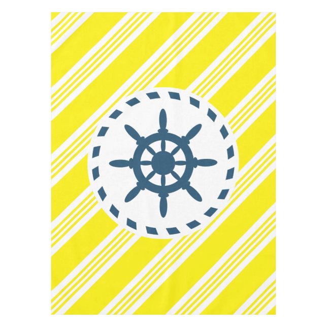 Nautical design tablecloth (Front)
