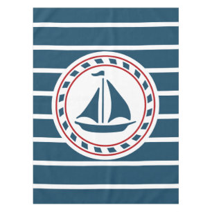 Nautical design tablecloth