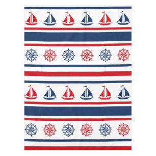 Nautical design tablecloth