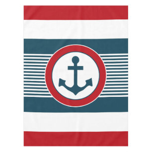 Nautical design tablecloth