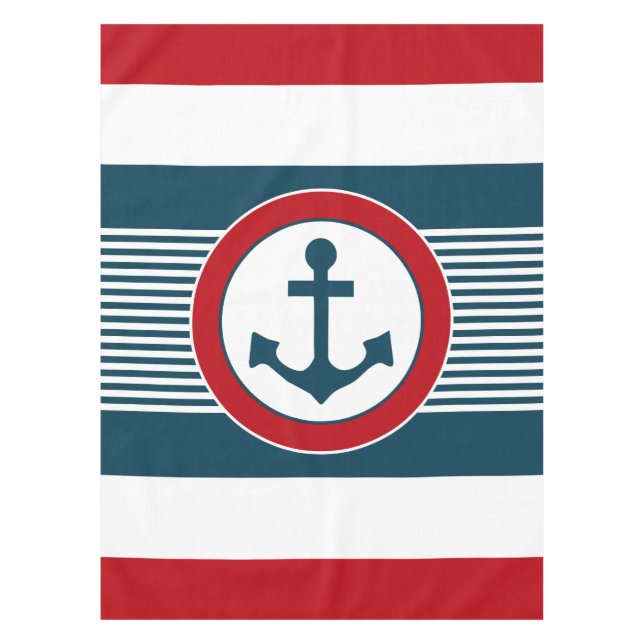 Nautical design tablecloth (Front)