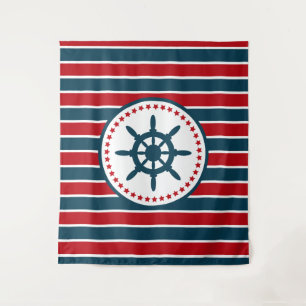 Nautical design tapestry