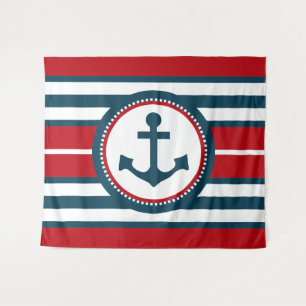 Nautical design tapestry