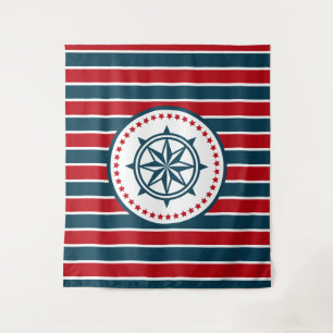 Nautical design tapestry