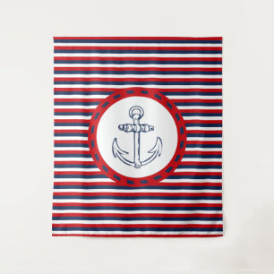 Nautical design tapestry