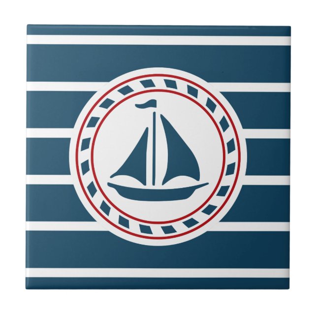 Nautical design tile (Front)