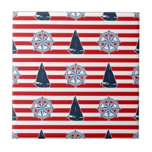 Nautical design tile