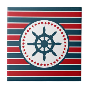 Nautical design tile