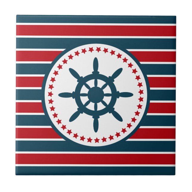 Nautical design tile (Front)