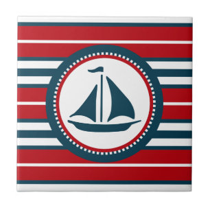 Nautical design tile