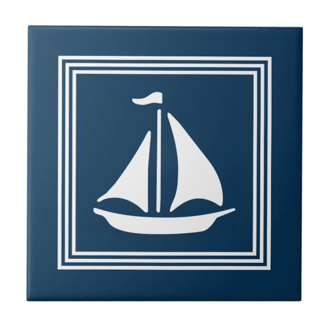 Nautical design tile (Front)