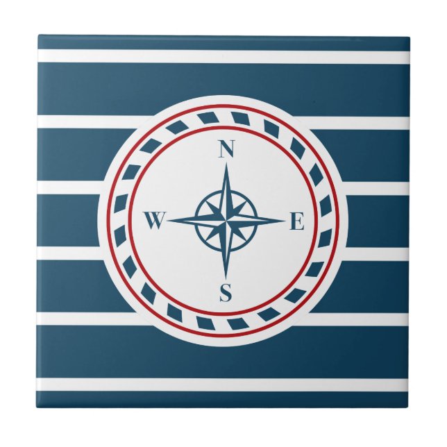 Nautical design tile (Front)