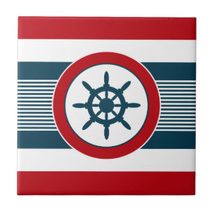 Nautical design tile