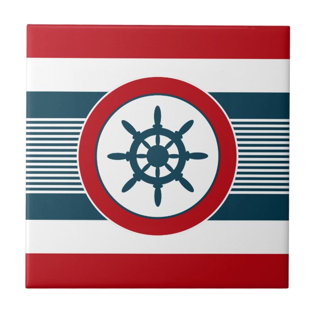 Nautical design tile (Front)