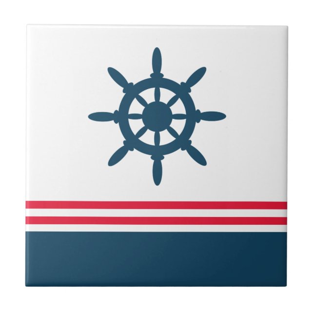Nautical design tile (Front)