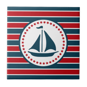 Nautical design tile