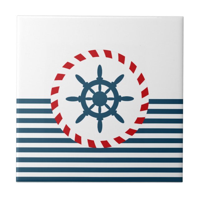 Nautical design tile (Front)