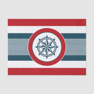 Nautical design tissue paper