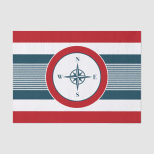 Nautical design tissue paper