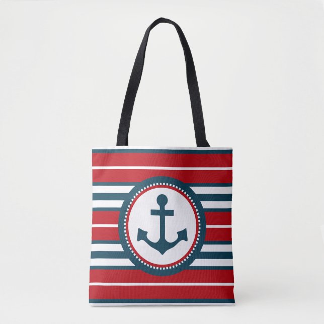 Nautical design tote bag (Front)