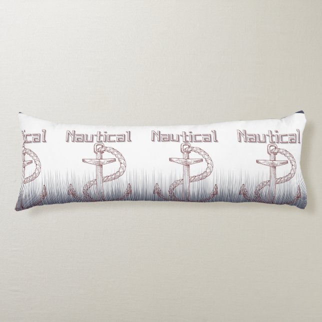 NAUTICAL DESIGN WITH ANCOR  INVITATION BODY CUSHION (Front)