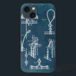 Nautical Detail Blueprint IV iPhone 13 Case<br><div class="desc">Maps & Blueprints</div>