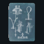 Nautical Detail Blueprint IV iPad Mini Cover<br><div class="desc">Maps & Blueprints</div>