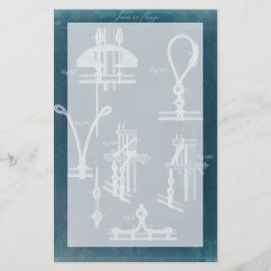 Nautical Detail Blueprint IV Stationery