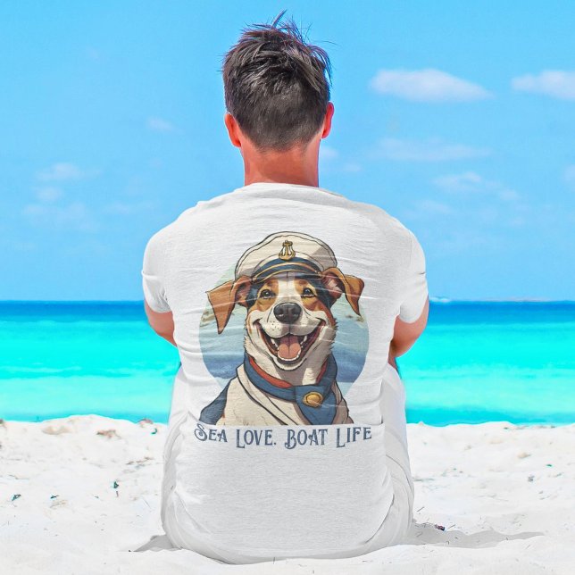 Nautical Dog Gifts for Boat Owners Sailors Boater T-Shirt (Nautical Dog Gifts for Boat Owners Sailors Boater)