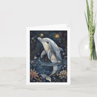 Nautical Dream Dophine Greeting  Card