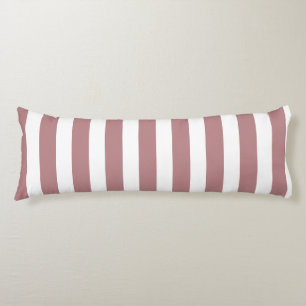 Nautical Dusty Pink & White Striped  Body Cushion