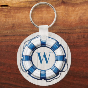 Nautical Emergency Numbers See Back Key Ring