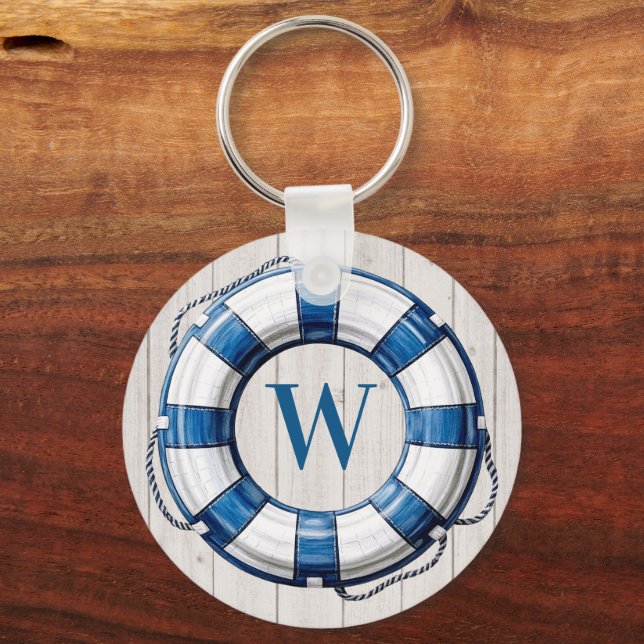 Nautical Emergency Numbers See Back Key Ring (Front)