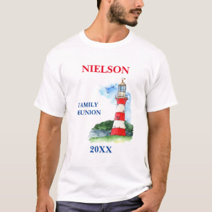 Nautical Family reunion t-Shirt with Lighthouse