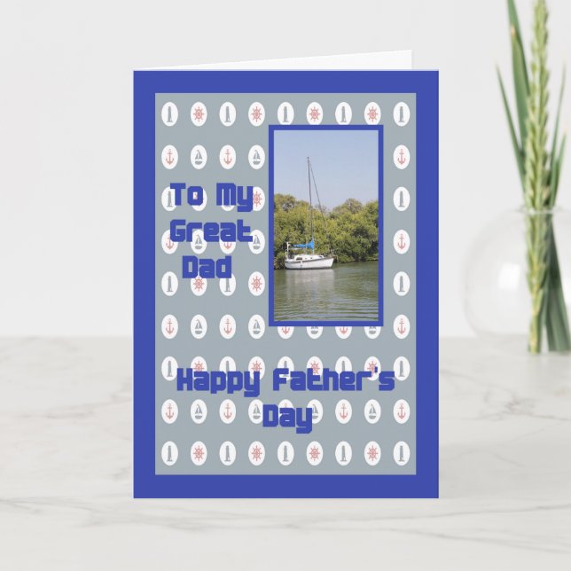 Nautical Father's Day Card (Front)