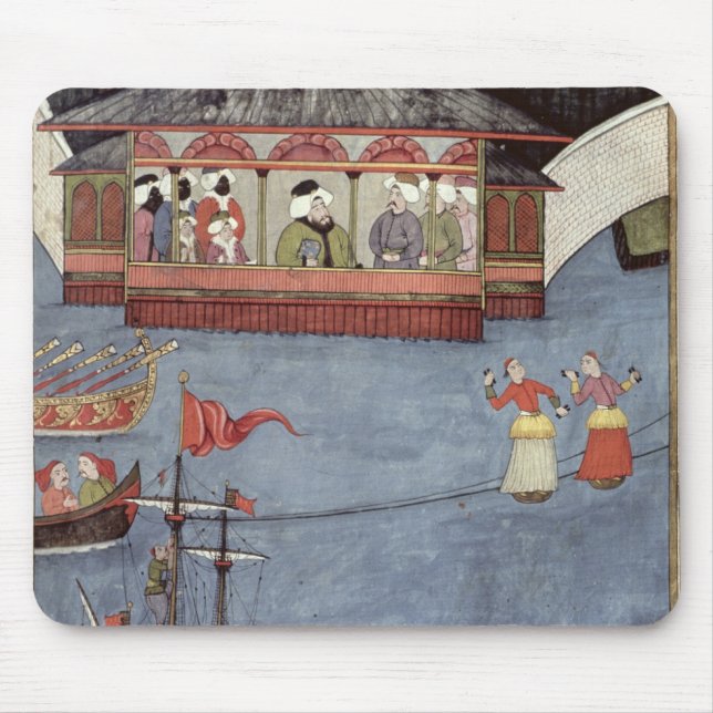 Nautical Festival before Sultan Ahmed III Mouse Mat (Front)