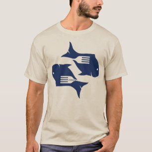 Nautical Fish with Name T-Shirt